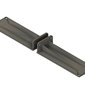 Forstærket 2U Blindpanel til 19-tommer Rack