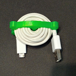 Kompakt USB Kabelholder og Opruller