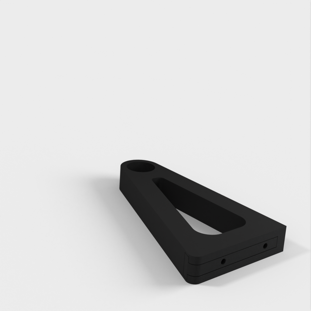 Vægmonteringsbeslag med Blind Mount Cleat til 28mm Gardinstang (Ikea)