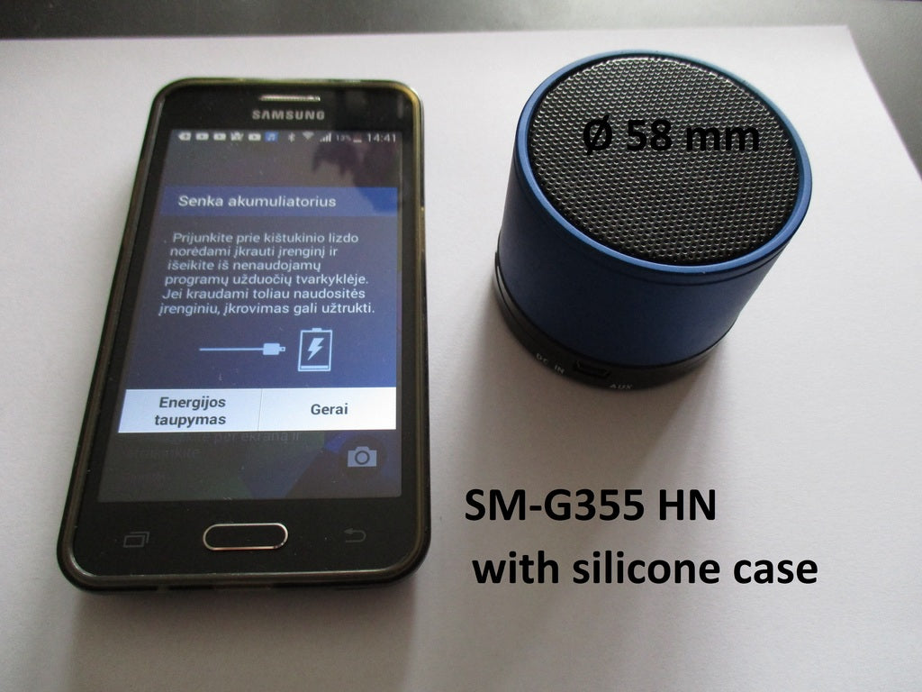 2 i 1 Samsung SM-G355HN telefon- og bluetooth-højttalerholder