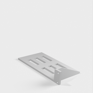 1U Halvrack Hylde (1 Post) til servermontering