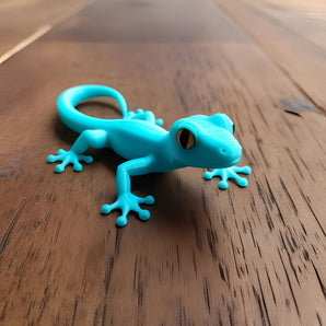 Lille dekorativ ørkengecko figur til hjemmet