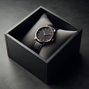 Minimalistisk urholder til præsentation og opbevaring