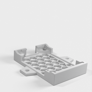 Geekworm Raspberry Pi 4 Armor Case Væg eller Skrivebord Montering