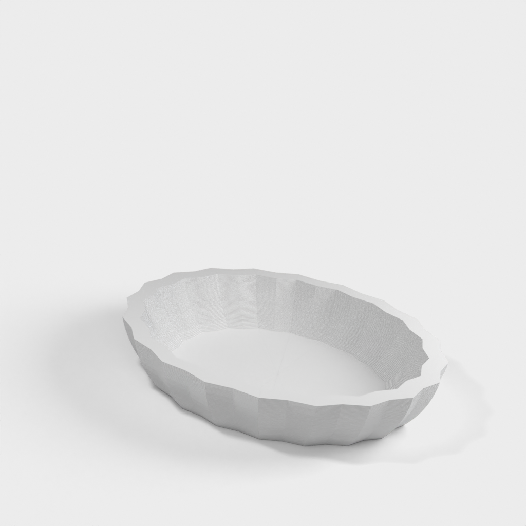 Tilpasselig stjerneformet skål, kop eller vase
