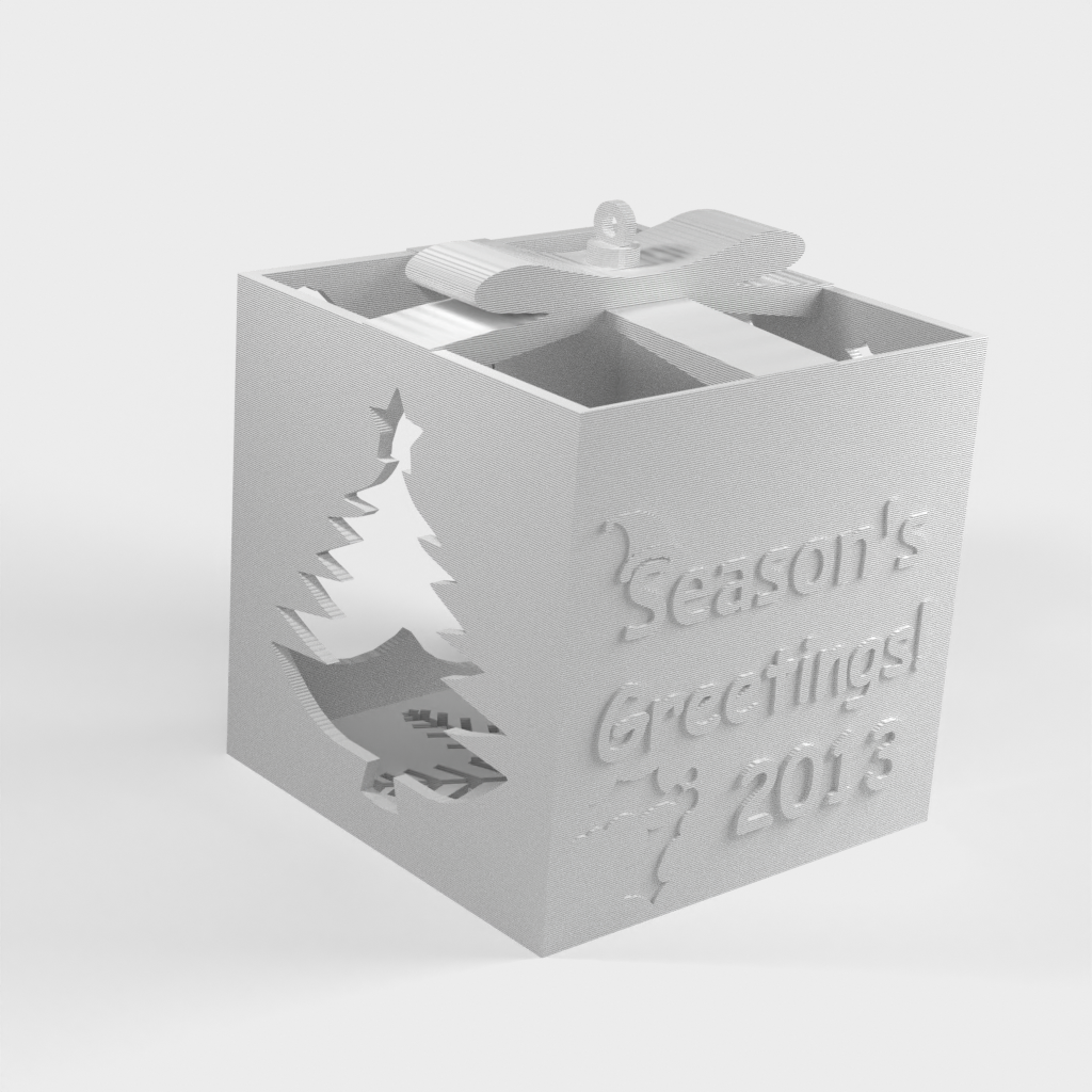 2013 Season's Greetings Ornament til MyMiniFactory.com konkurrence
