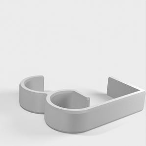 Skrivebordskabelstyring Klip til 50mm Bordplader - Kompatibel med Ikea