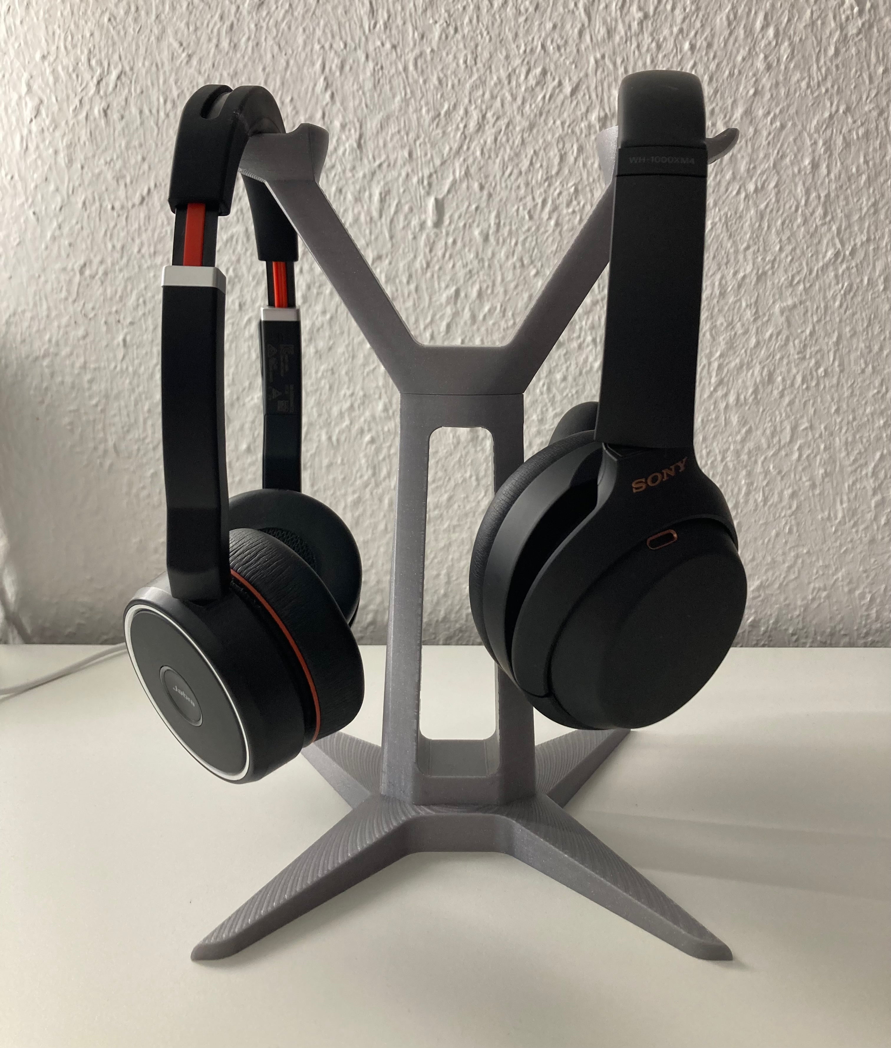 Dobbelt Headset Holder - Stabil og Praktisk Opbevaring