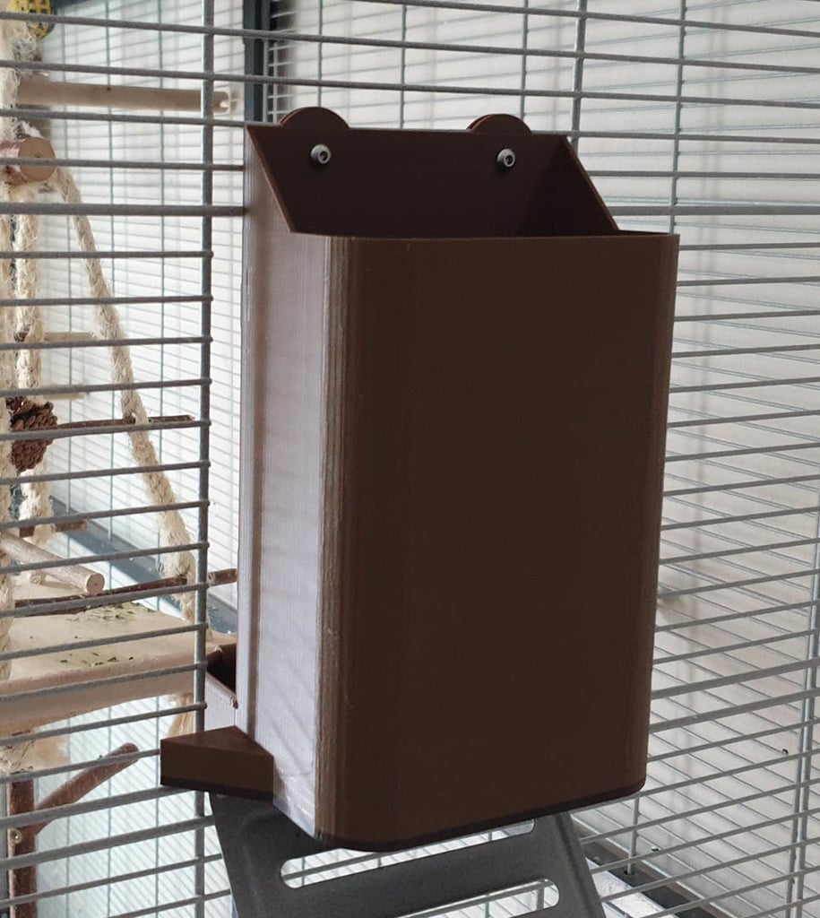 Foderautomat til Montana Paradiso fuglebure