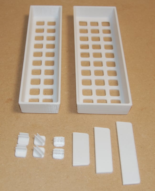 Skrivebord & Skuffe Organizer med Tilpasselige Skillevægge