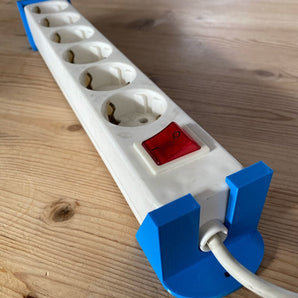 Vægbeslag til EU Forlængerkabel