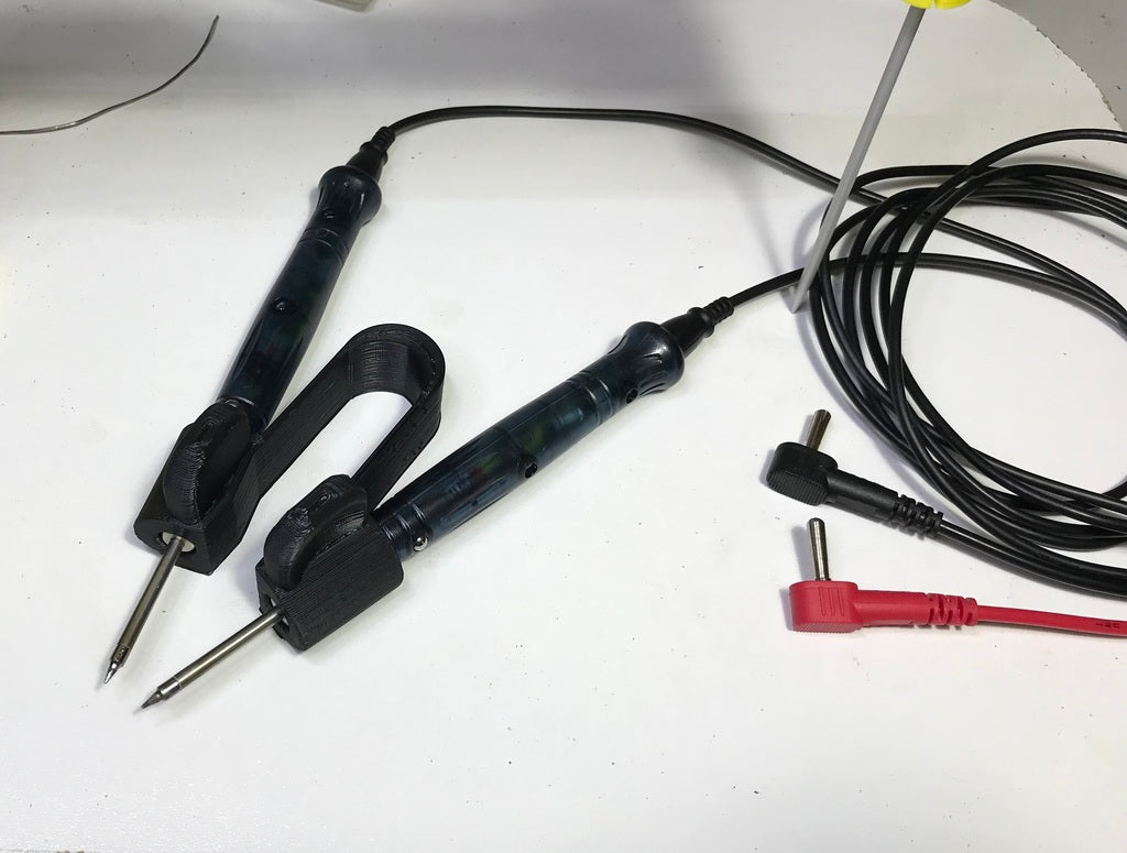 Geoffs SMD Dual USB Loddekolbeholder til Overflade-monter- og Aflodningsopgaver - Mk3