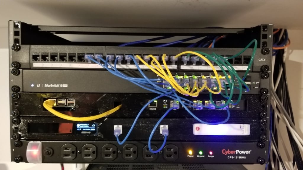 Netværks 1U Rack adaptere for Ubiquiti og ARRIS-enheder