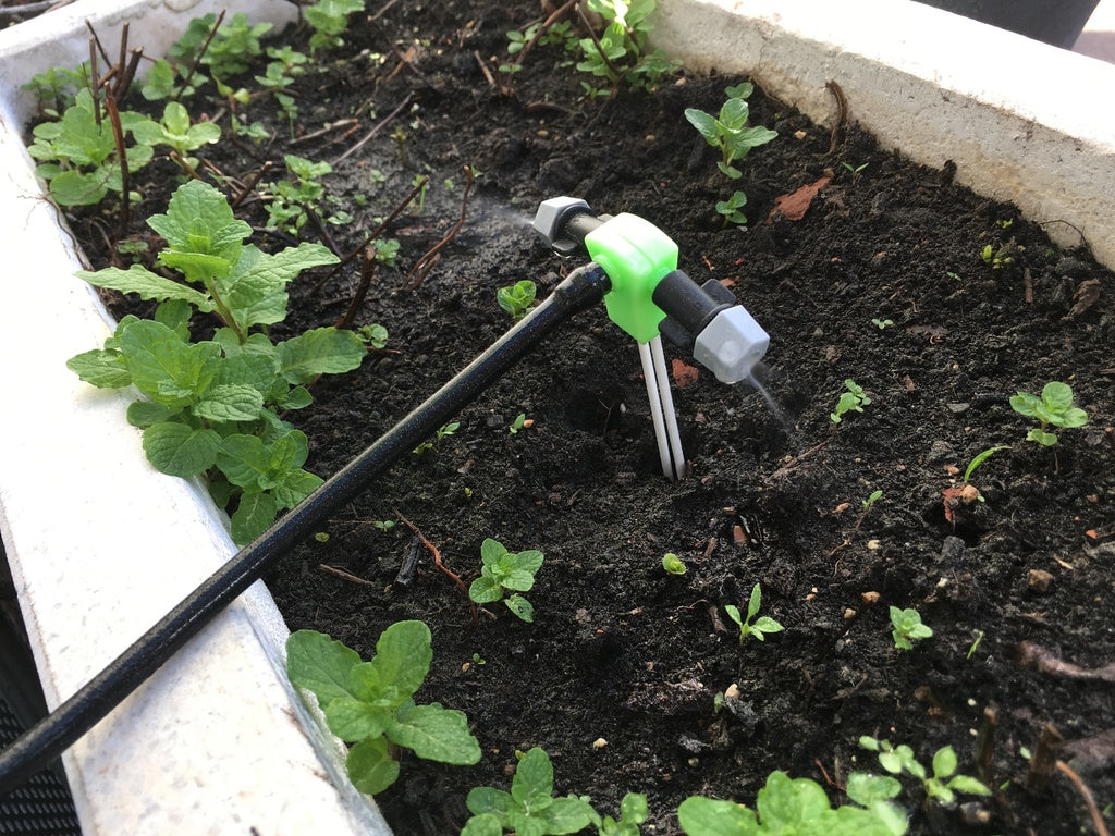 Micro Drip-system Gardena 2by1 til store potter