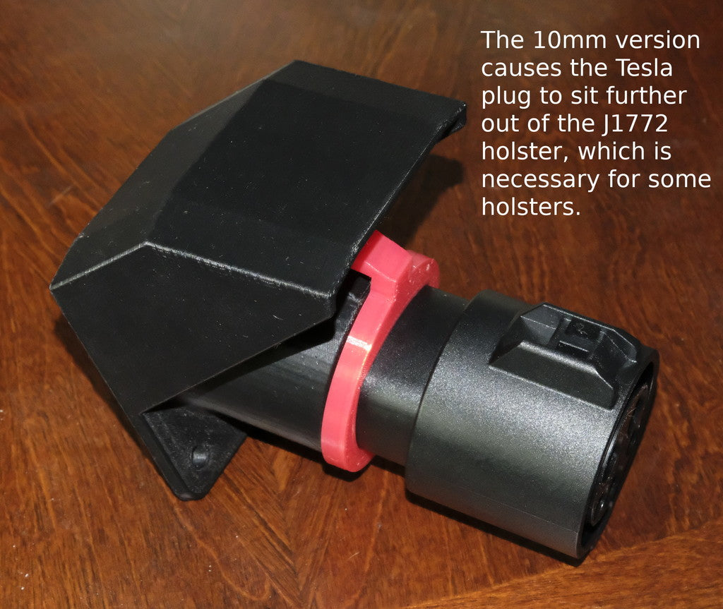 J1772 til Tesla opladeradapter til montering i holsters