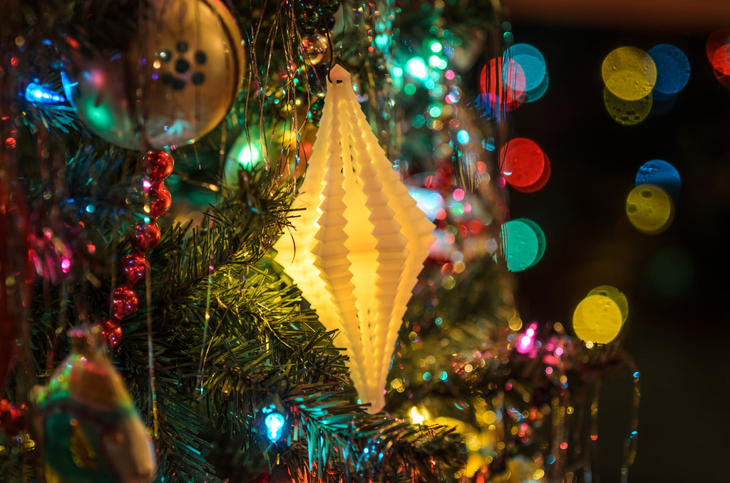 Krystalfacet Ornament til Juletræet