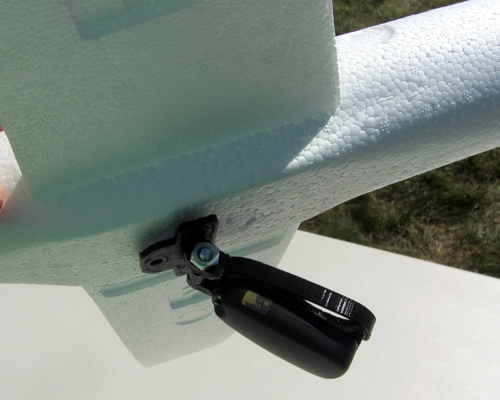 Justérbar nøglering kameramontering til hobbyfly