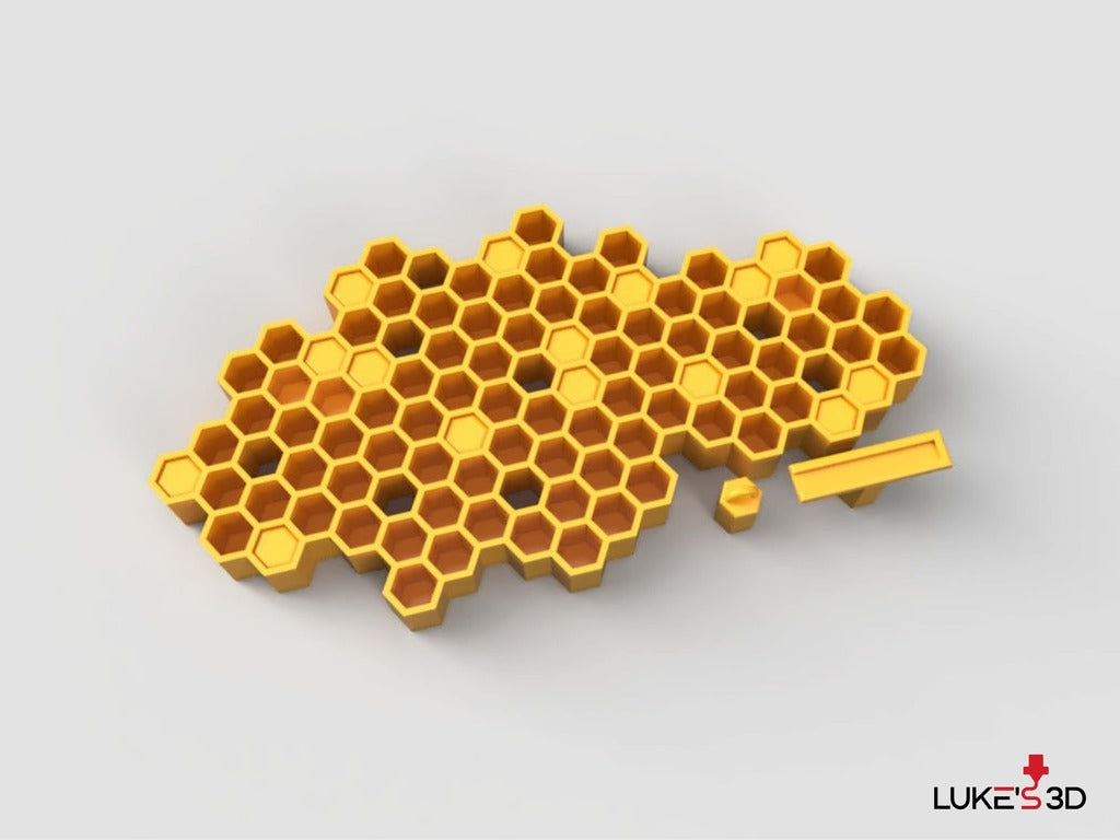 Honeycomb nøgleorganisator til vægmontering