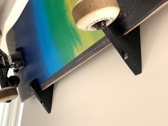 Skateboard vægmontering