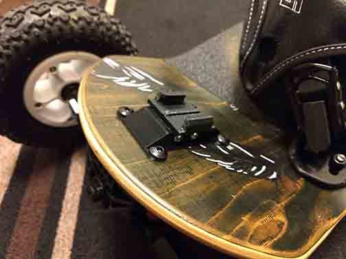 GoPro-montering til Old School Skateboard og Longboard