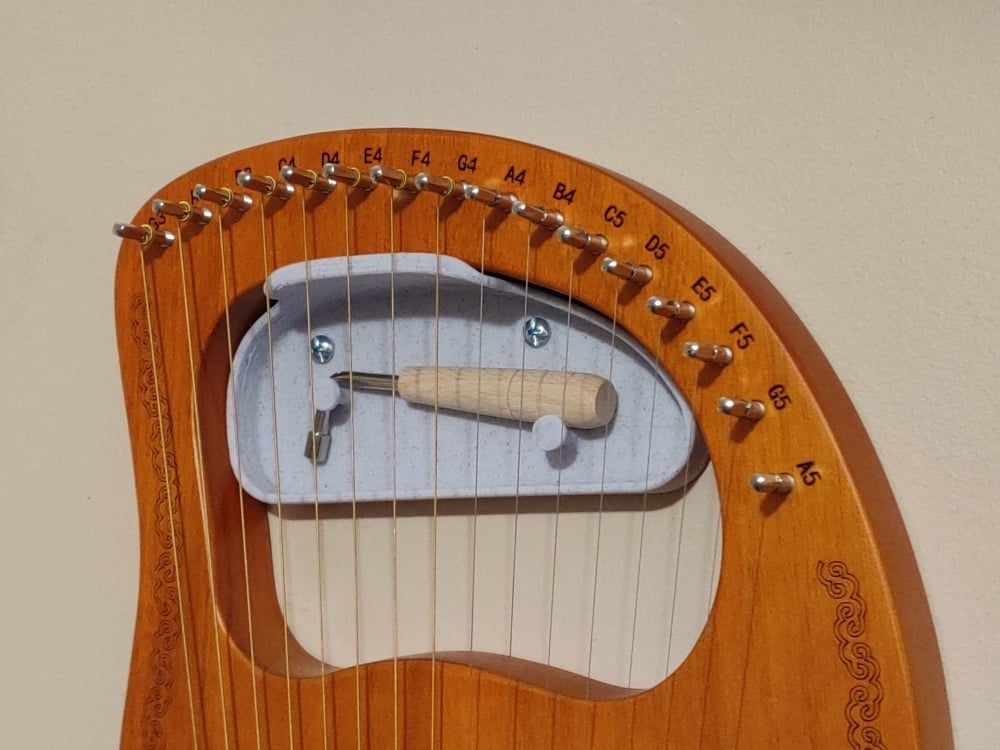 Lyre Harp Væghænger og Montering