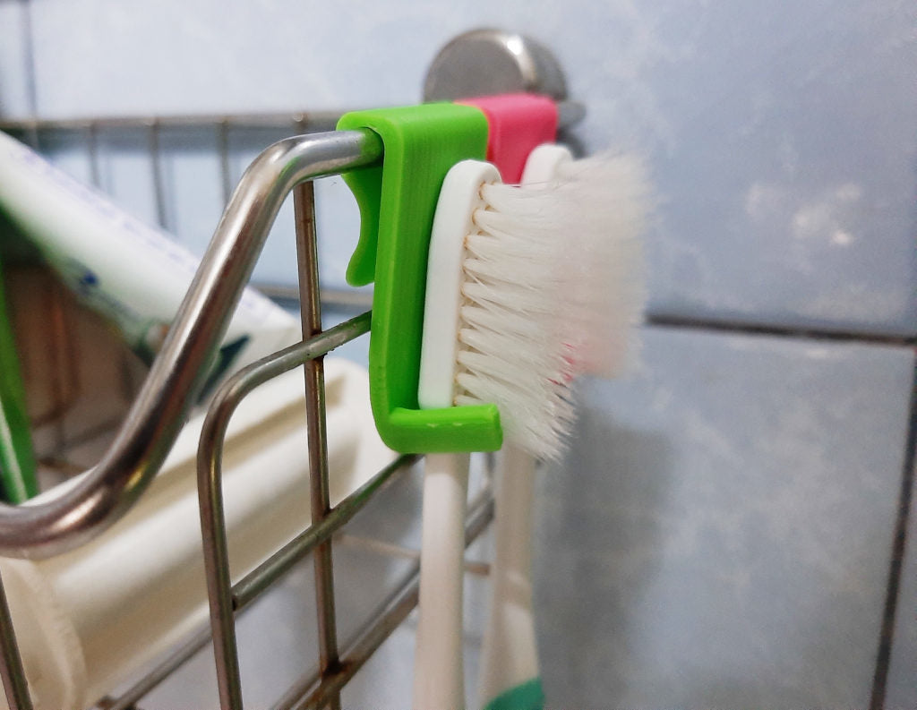 Minimalistisk tandbørsteholder til badeværelse