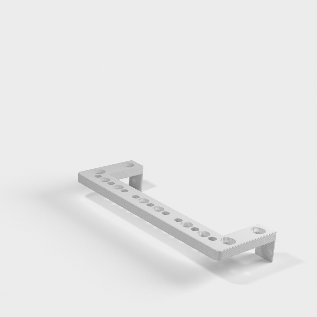 3U Rack-rail til Ikea Lack Bord