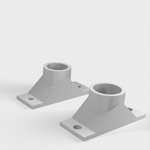Ikea RÄCKA Gardinstang Holder Sæt