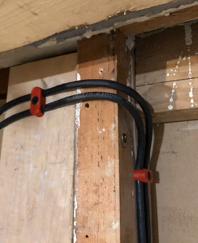 Dobbelt Ethernet Kabelklemme
