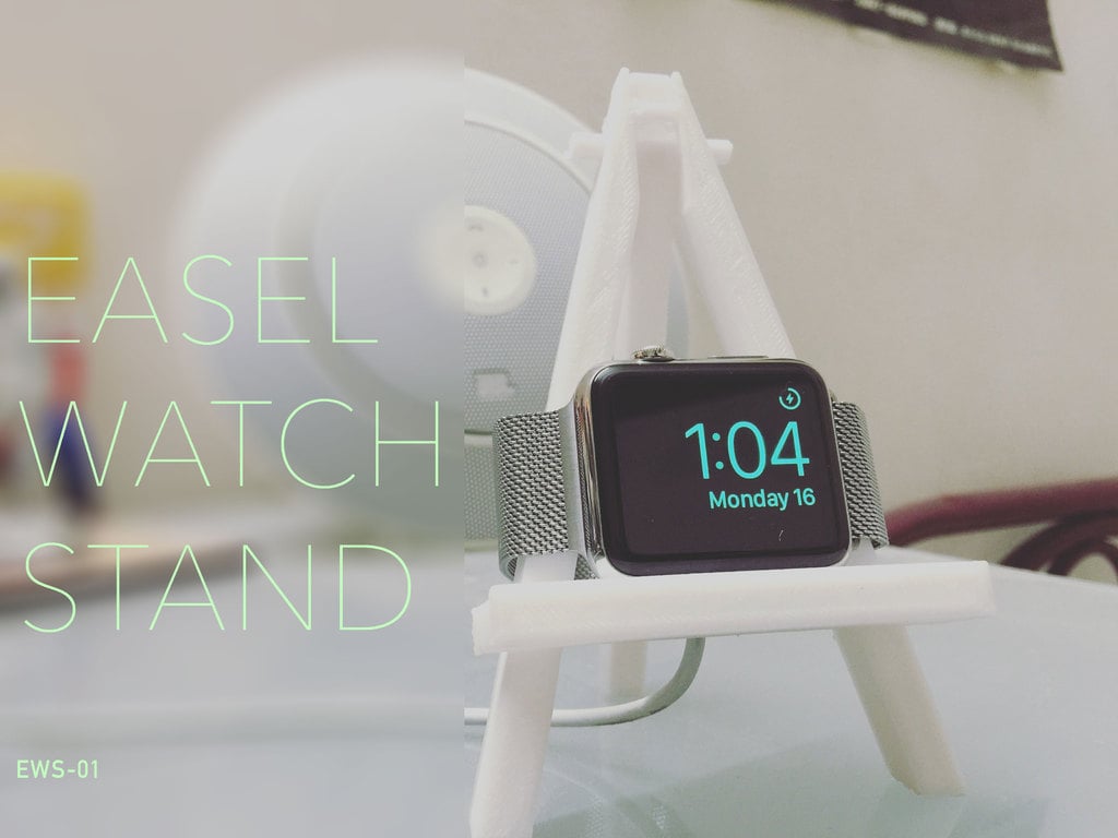 Easel Apple Watch Stativ (EWS-01) - Bærbar Opladningsholder