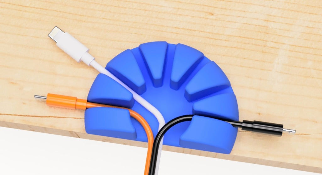 Cirkulær USB Kabelholder