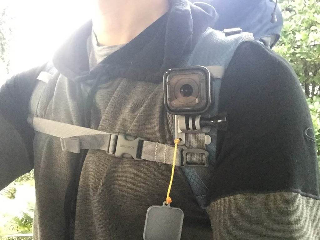 GoPro Session Rygsæk Skulderstrop Mount med Objektivdæksel
