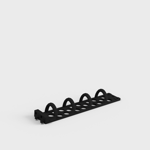 1U 19-tommer Kabelorganisering til Serverrack