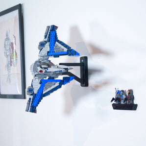 Justerbart vægbeslag til Mandalorian Starfighter 75316