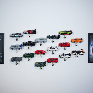 Universalt vægophæng til LEGO Speed Champions