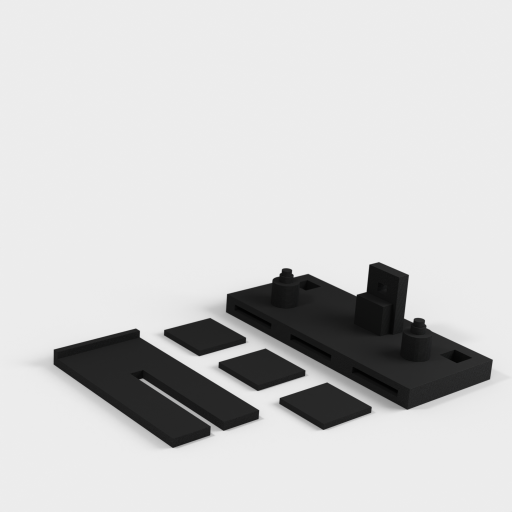 3D-printbar Arduino Mega 2560 R3 monteringsplade med valgfrit cover
