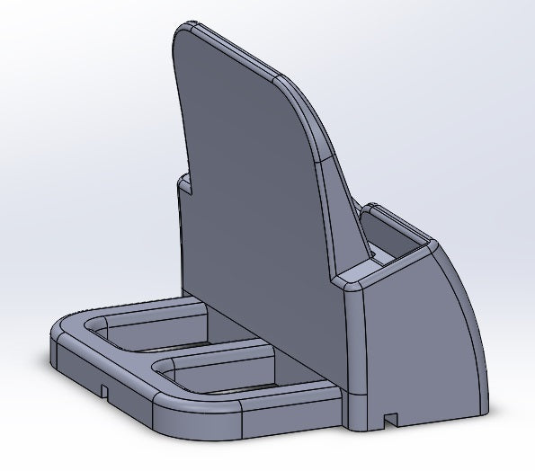 iPhone6 og 6 Plus opladningsdock med højttalerhorn og justerbar kabelføring