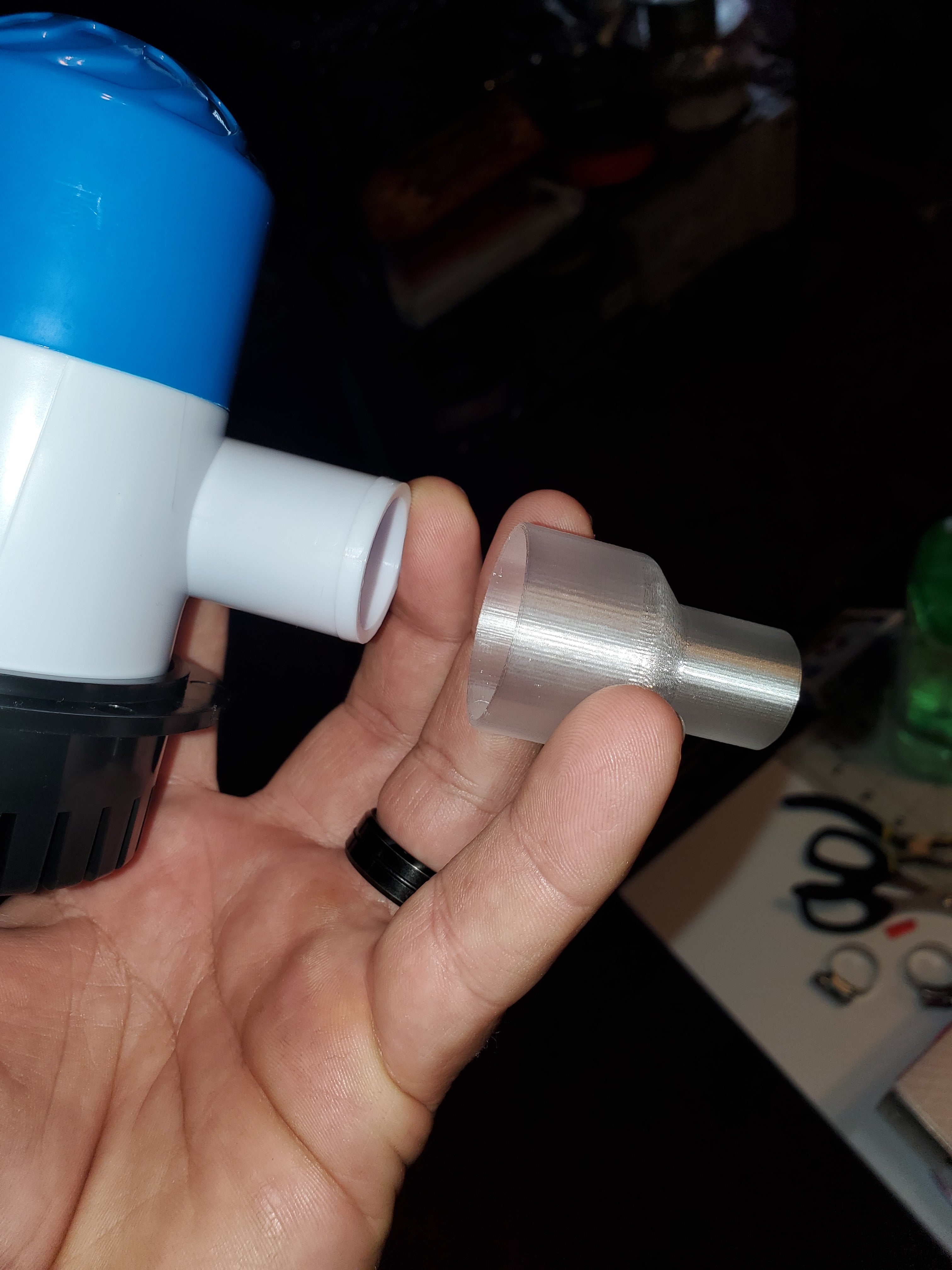 Bilgepumpe Reducer (1" til 3/4")