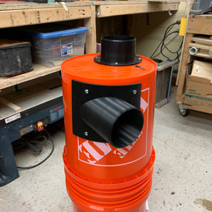 Side Monteret Cyklon Støvseparator til 5-Gallons Spand