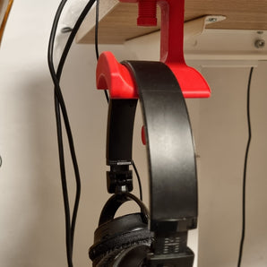 Hovedtelefonholder til Skrivebord med Ekstra Krog