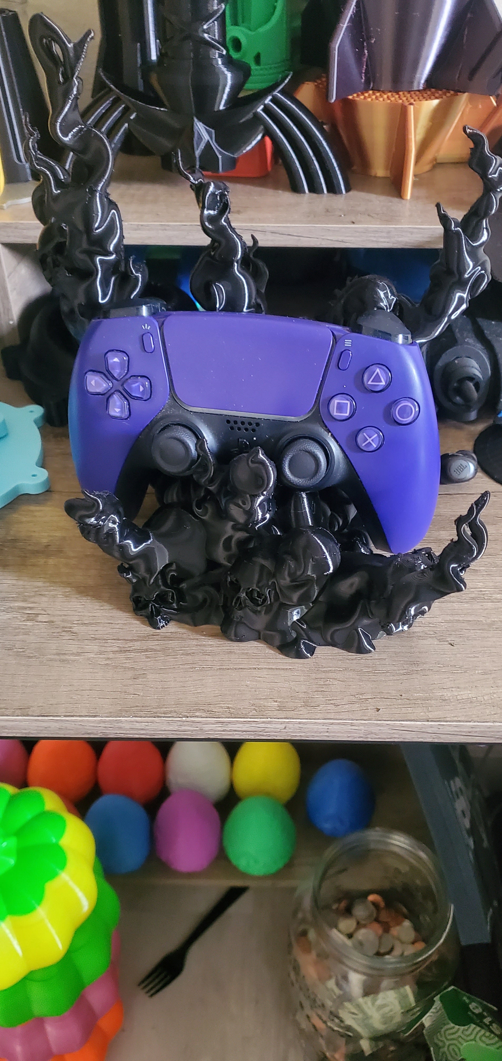 Kranie Controller Stand til PS5 Xbox Switch