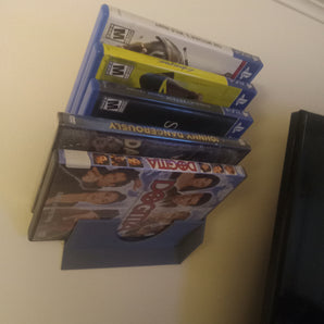 Vægmonteret Modulær DVD- og Spilhylde