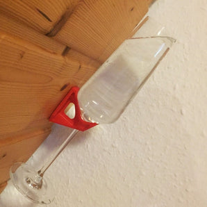 Elegant Champagneglasholder til Vægmontering