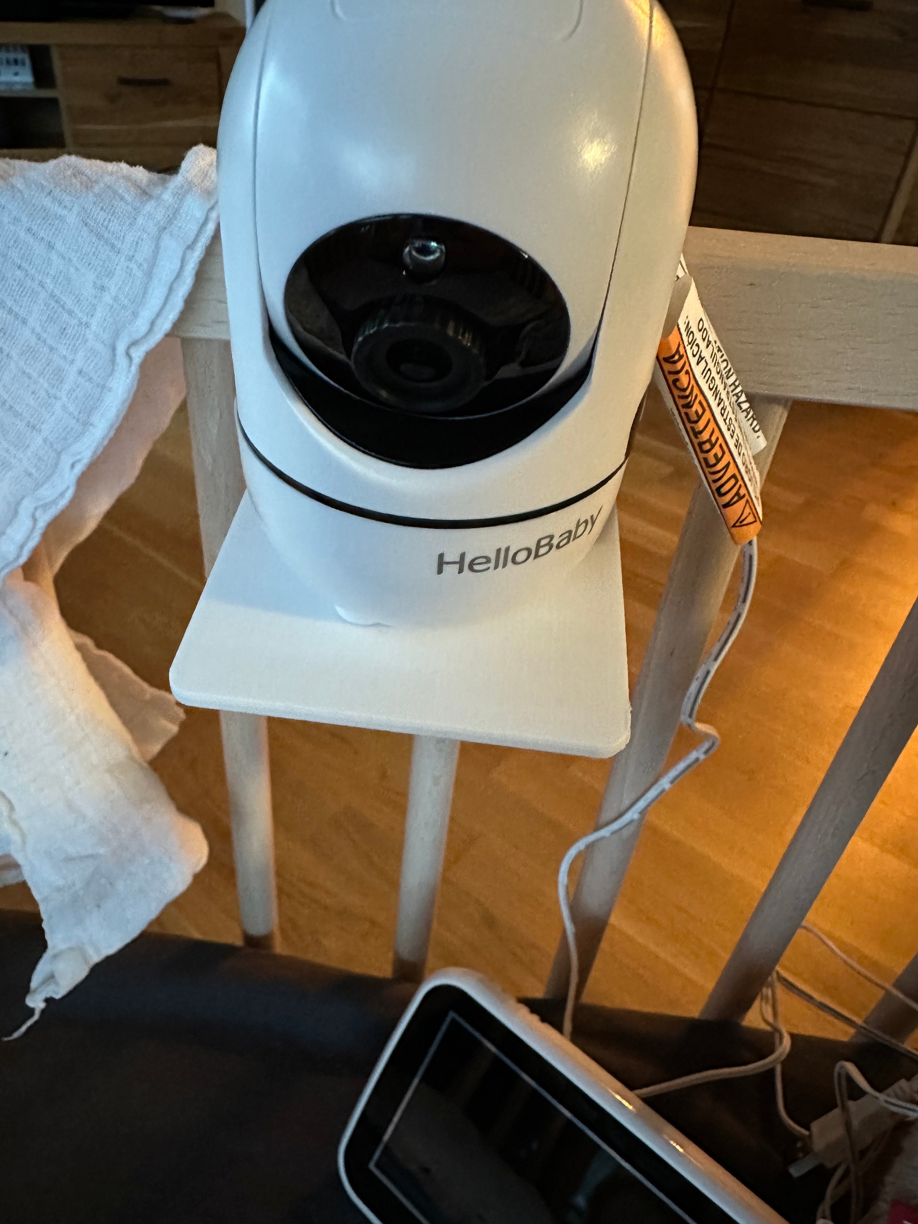 HelloBaby Video Babyalarm Legehegnsbeslag