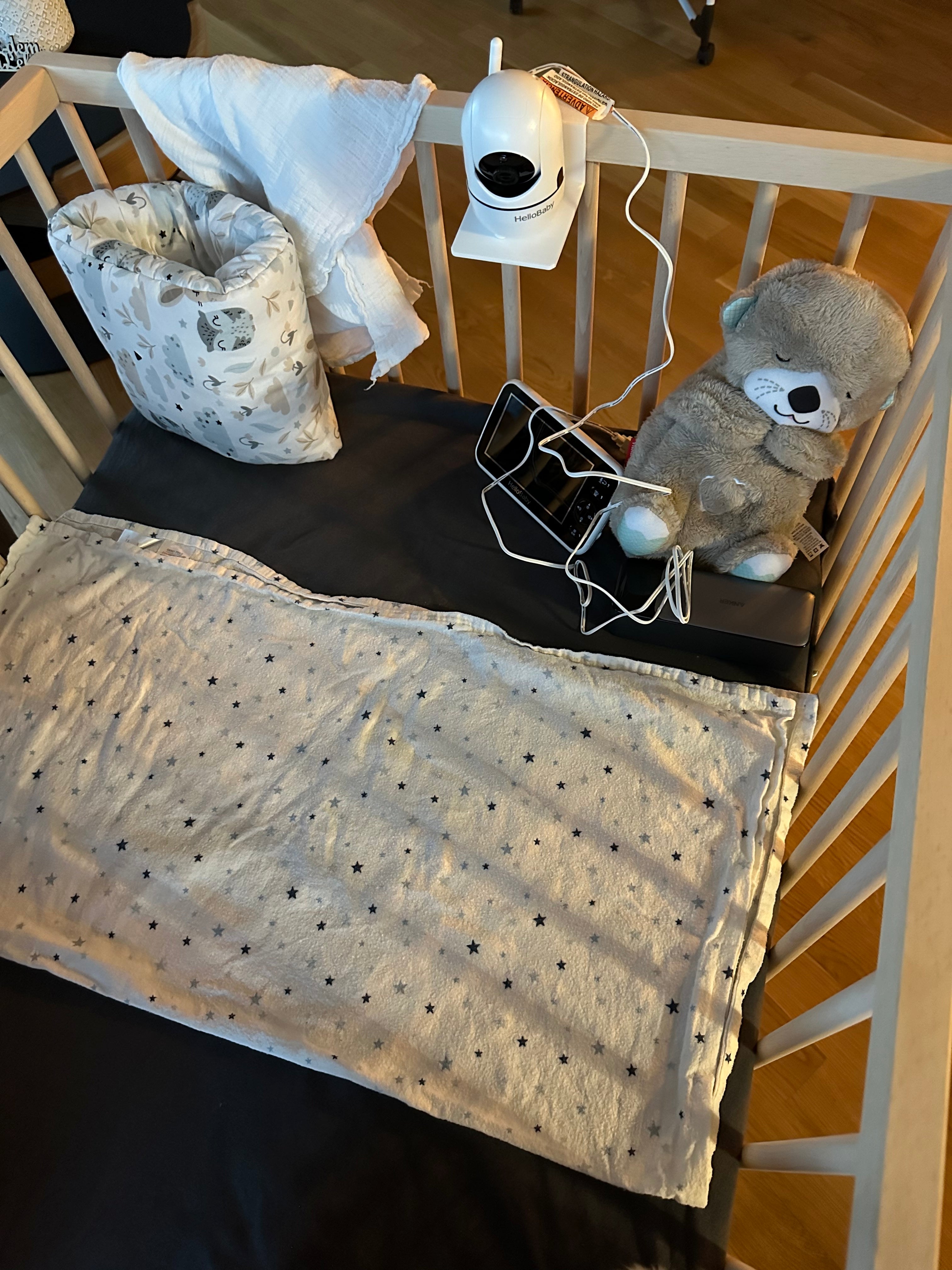 HelloBaby Video Babyalarm Legehegnsbeslag