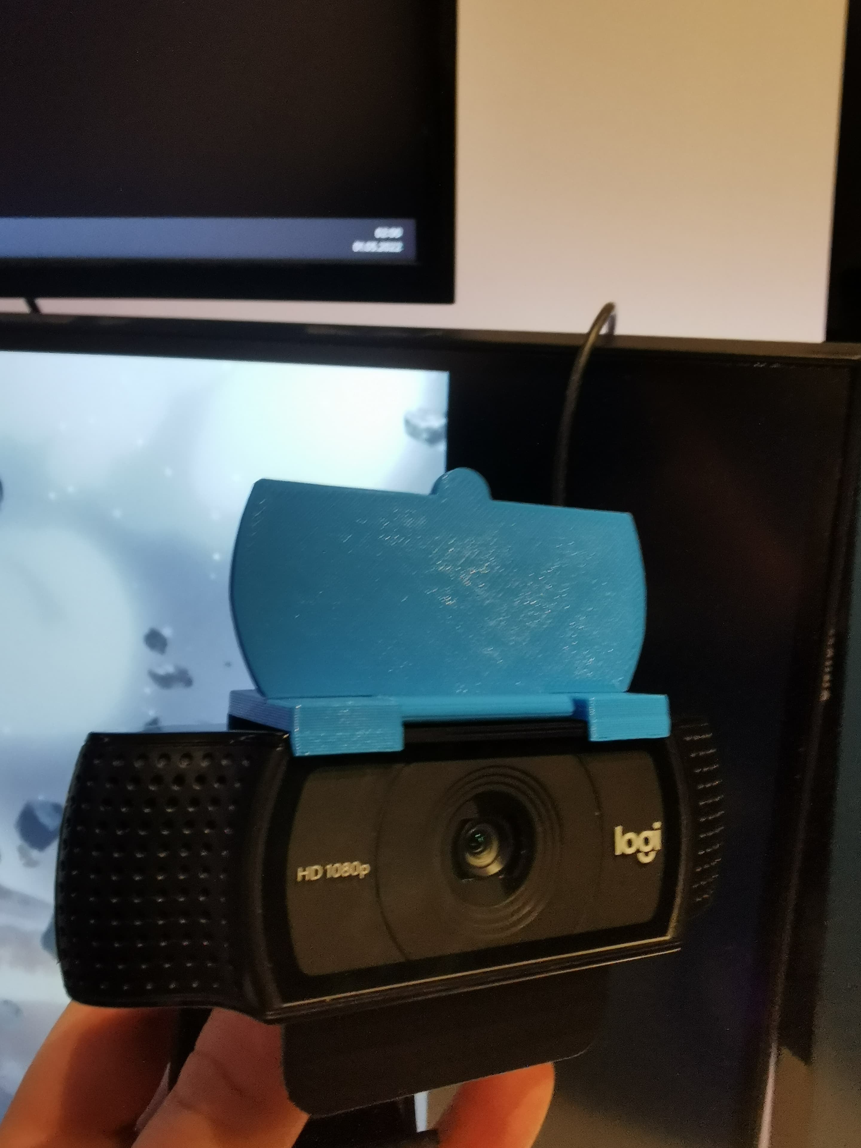 Logitech C920 webcam privatlivsdæksel