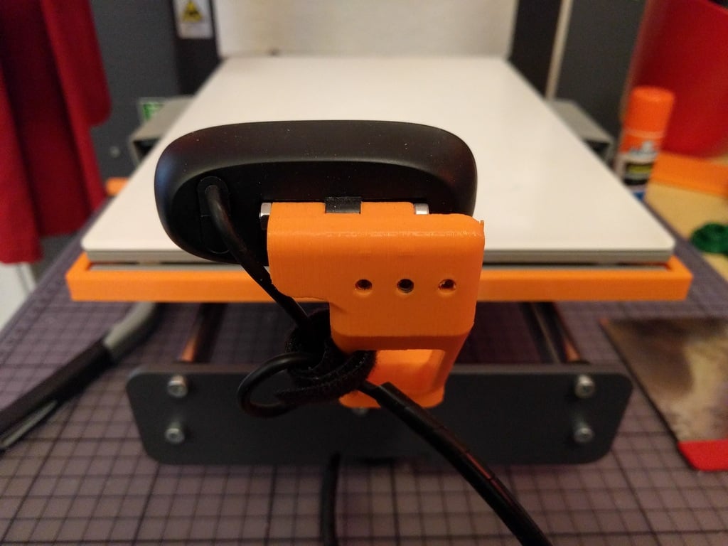 Monteringsbeslag til Logitech C270 på Hephestos 2