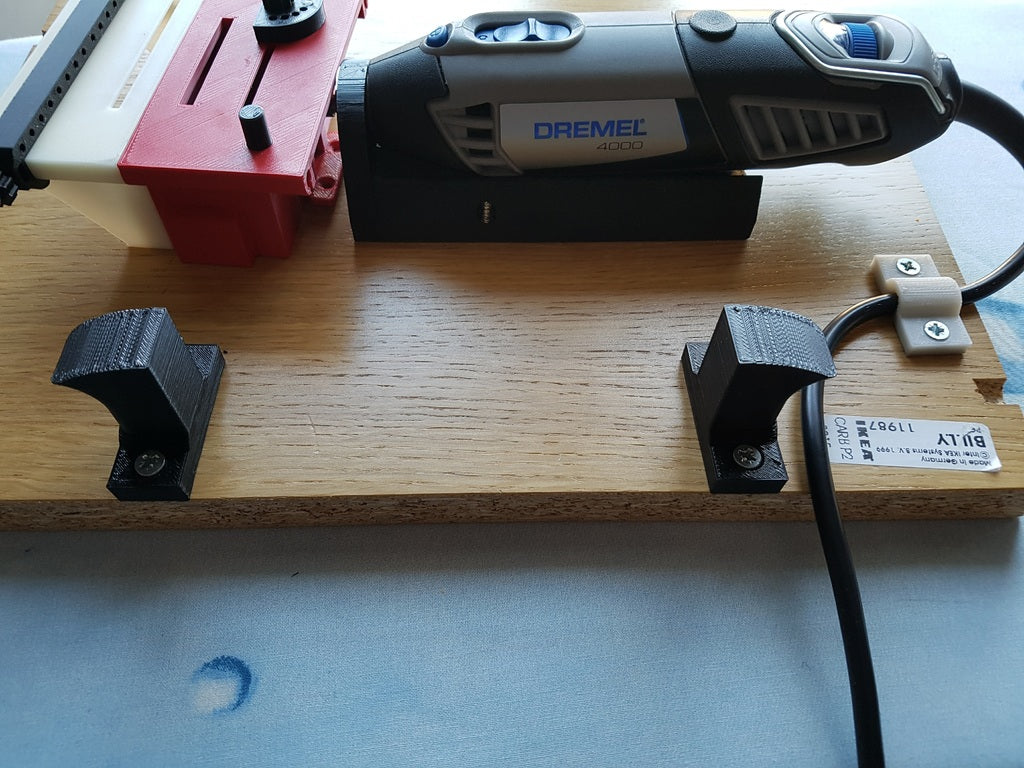 Kabelorganisering til Dremel Strømkabler