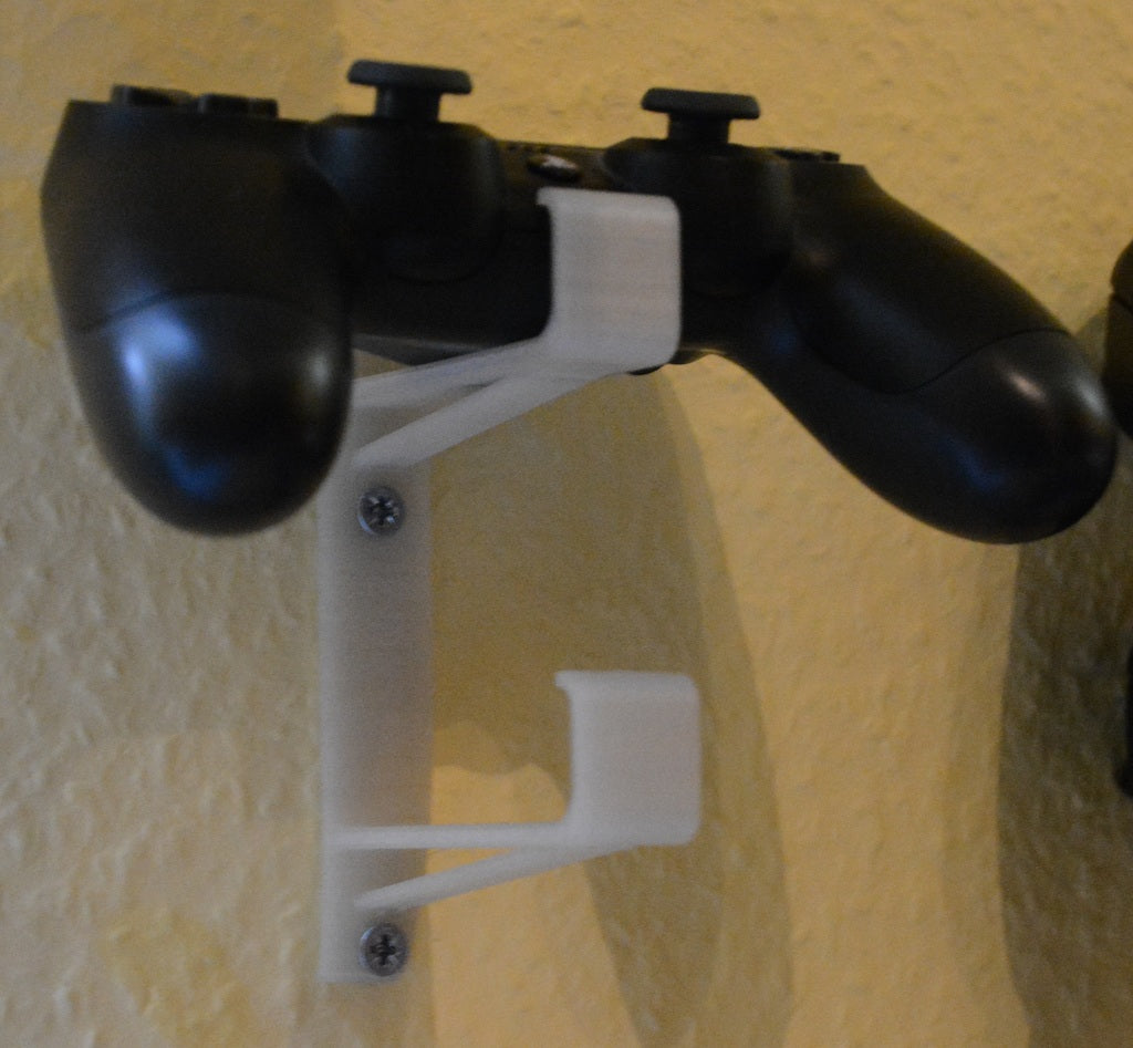 Vægmontering til to Dualshock PS4 Controllere