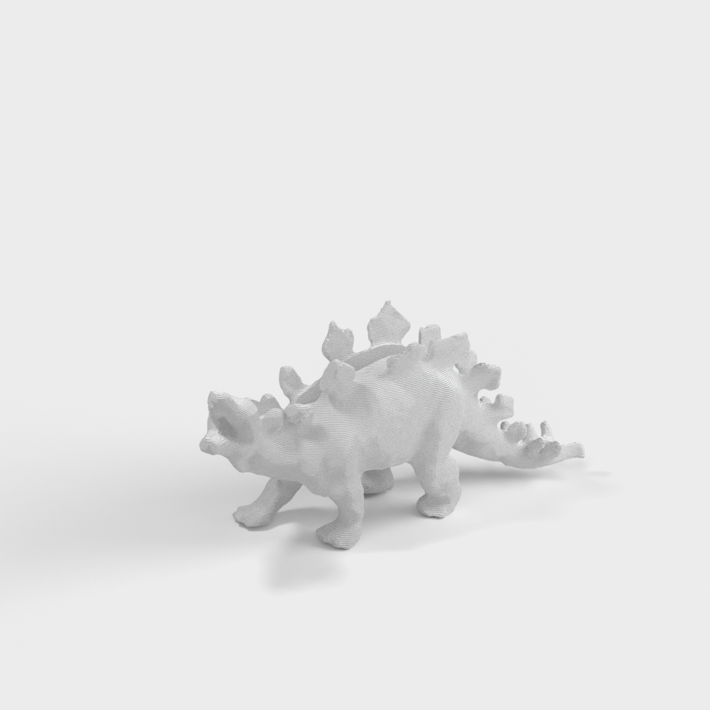 Stegosaurus Business Card Holder til skrivebord og kontor